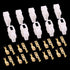 Hilitchi 6.3MM Electrical Automotive Wire Connectors Male Female Socket Plug Terminal for Motorcycle Car (2P-30Sets)...