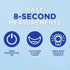 Healthwise Digital Thermometer | 8-Second Readout | Jumbo Backlit Display | Flexible Tip...