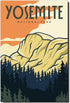 Yosemite Poster Fridge Magnet California Travel Souvenir National Park...