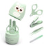 Baby Nail Kit, 4-in-1 Baby Nail Care Set with Cute Case, Baby Nail Clippers, Scissors, Nail File & Tweezers, Baby Manicure Kit and Pedicure kit fo...