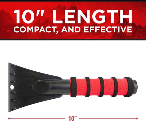 Mallory S24-994 Maxx XS 10" Ice Scraper with Foam Grip...