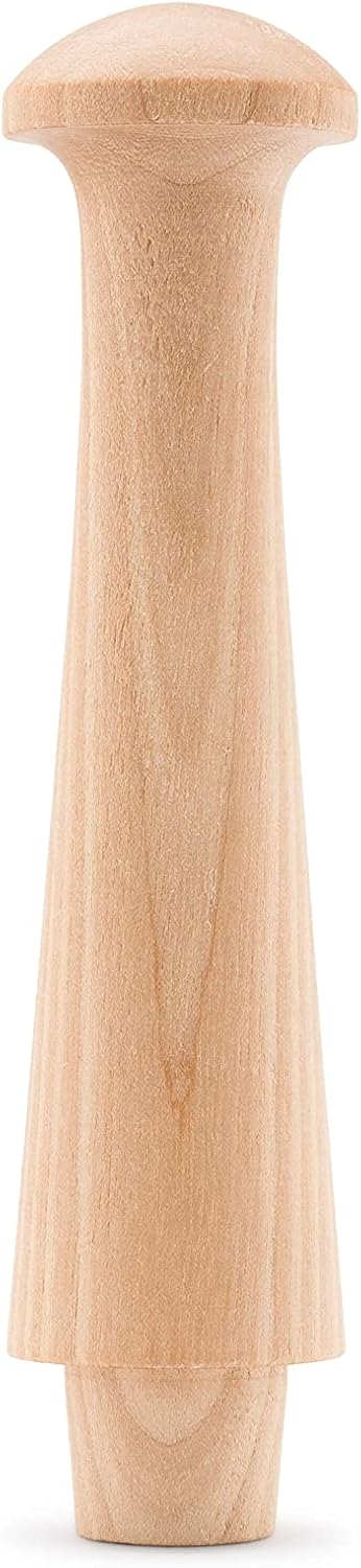 Wooden Shaker Pegs 3-1/2-inch w/ 1/2-inch Tenon, Pack of 35 DIY Wooden Wall Hooks, Wood Hooks for Hanging Shaker Peg Rail and Coat/Hat/Towel Hook,...