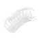 10 Clean Food Grade Transparent Silicone Adapter Rings Holder for Button Style Maam Dummy Baby Pacifier Soother Teething Ribbon Clip...