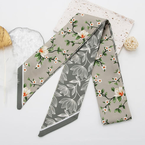 4 Pack Purse Scarf for Bags Silk Head Scarf for Hair Handbag Women Scarfs Band Hair Neck Scarves Fashion Gifts,108...