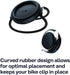 Milo Bike Clip - Attach Milo Action Communicator to Bike Handlebar or Other Rounded Bar to Secure Your Milo for Hands-Free Talking During Your Rid...