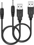2pcs USB DC Charger Charge Charging Cable for Mini S530 Smallest Invisible Wireless Bluetooth Earbuds Earphones Headphones Headset and Bluetooth S...