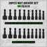 SWANLAKE 20PCS Power Nut Driver Set for Impact Drill, 1/4” Hex Head Drill Bit Set SAE and Metric...