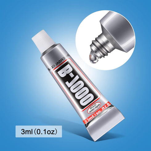 40 Pieces B-7000 Adhesive Multi-Function Glues Paste Adhesive in 3ml for DIY Craft Glass, Wooden, Manicure, Jewelry Making Supplies...