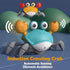 Crawling Crab Baby Toy for Kids Toddler Tummy Time Early Learning Walking Music 3-6 6-12 36 Months 3 4 5 6 7 8 9 10 11 12 Years Old Boy Girl First...