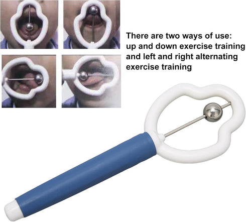 Tongue Tip Exerciser, 2 Modes Safe Training Tongue Muscle Strength Mouth Trainer Oral Muscle Strength Tongue Training Tool Tongue Tips Training To...