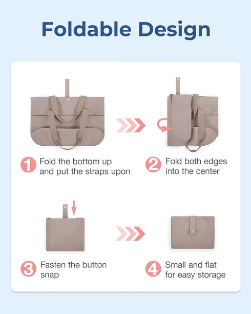 BAGSMART Tote Bag for Women, Foldable Tote Bag With Zipper Large Shoulder Bag Top Handle Handbag for Travel, Work...