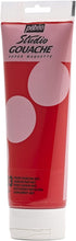 PEBEO Studio Gouache Fluid Paint - 220 ml, Cadmium Red, Velvet Matte Formula, for Acrylic Painting and Illustration, Arts and Crafts Supplies (270...