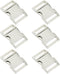 Bytiyar Buckle 6 pcs 3/4 inch(20mm) Quick Side Release Clips Metal Buckles for Straps Webbing Paracord Bracelet Dog Collar Backpack Belt,Silver...