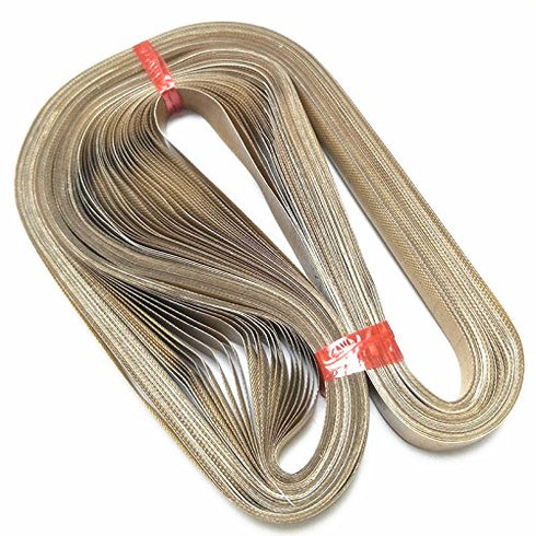 YJINGRUI 50pcs PTFE Belt for Sealing Machine Continous Band Sealer Sealing Tape (750mmx15mmx0.2mm)...