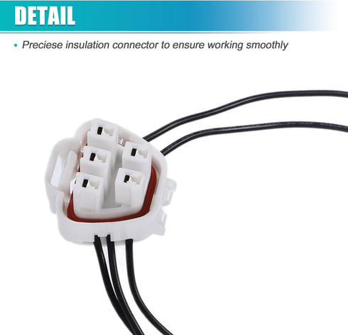 uxcell Fuel Pump Connector Pigtail Replacement for Toyota 5pin...