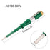 uxcell Voltage Tester AC 100-500V with 3mm Slotted Screwdriver with Clip for Circuit Test, Green, Pack of 2...