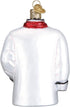 Old World Christmas Chef's Coat Glass Blown Ornament for Christmas Tree 4x4...