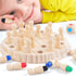 Wooden Memory Chess Game, Wooden Memory Match Stick Chess Board Game, Wooden Memory Chess Educational Board Games Multi Player Family Games for Ki...