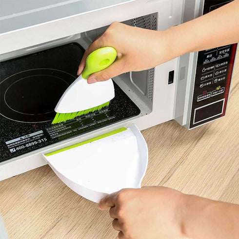 Dust pan Broom Brush Dustpan - Small Broom and Dustpan Set,Mini Broom and Dustpan,Small Dustpan and Brush Set for Home Cleaning, Sofa, Desk, Guine...