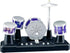PowerTRC Finger Drum Set, Mini Electric Small Desktop Fun Novelty Accessories Instrument Game Party Favor with Lights & Sounds for Kids Adults...