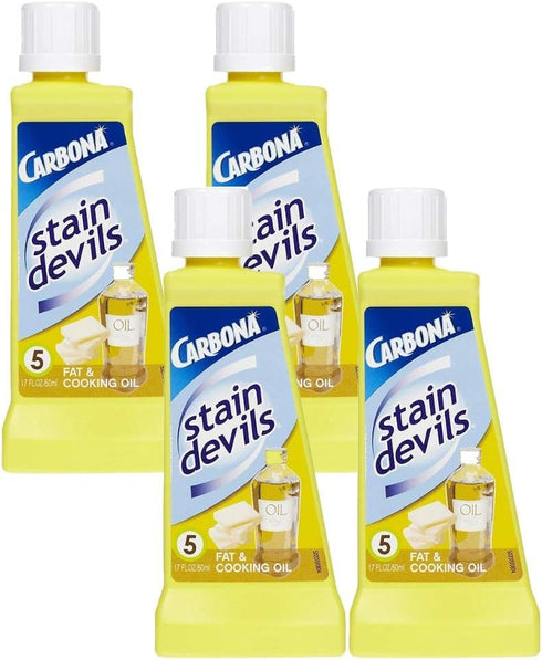 Carbona Stain Devil #5 - 4 Pack for Fat and Cooking Oils...