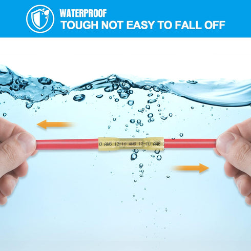 ZhiYo Heat Shrink Butt Connectors - Electrical Wire Connectors Kit - Insulated Waterproof Marine Automotive Wire Crimp Terminals - AWG 22 – 10 3 S...