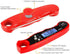 Instant Read Meat Thermometer Waterproof Thermometer with Large Backlit LCD Calibration and Backlight Functions Thermometer for BBQ. Meat. Tea. Mi...