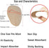 3 Pairs Metatarsal Pads for Women,Ball of Foot Cushions Soft Gel Forefoot Cushion Inserts for Women Shoes Relieves Pain and Discomfort,Sweat Absor...