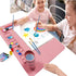 Silicone Painting Mat with Cup and Palette Removable, 20"X16" Thick Silicone Art Mat for Craft with Raised Edge, Artist Creator Mat Silicone for R...
