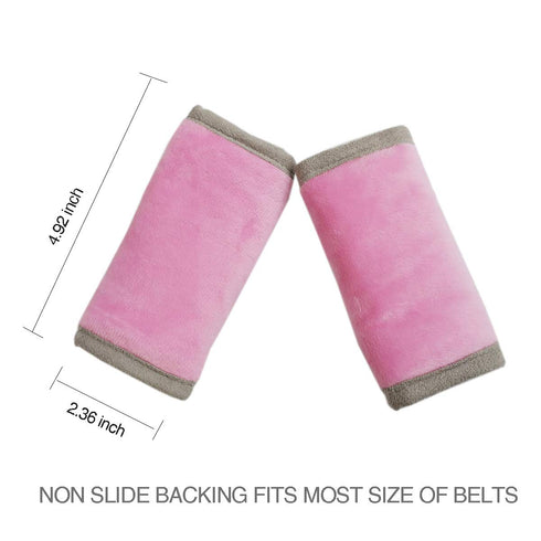 Car Seat Strap Pads Covers for Baby Kids, Seat Belt Covers Cushion for boy Girl, Protect Neck and Shoulder rubbing, Anti-Slip Design, Universal fo...