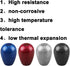 RYANSTAR Carbon Fiber Shift Knob with Adapters, Black Oval Ball Stick Shifter Knobs Compatible with Infiniti Lexus Mazda Mitsubishi Nissan etc?Smo...