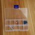 Plastic Jewelry Organizer Box Clear Storage Bead Case for Little Crafts/Arts 2 Pack Container with 10 Grids, Small...