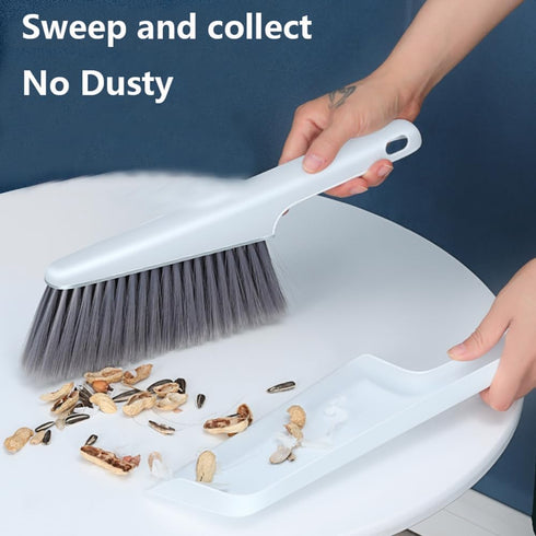 Home Cleaning Hand Broom, Household Clean Dust Hair Brush Tool, Counter Duster for Bench, Car, Furniture, Bed,Sofa...