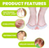 GloDeals Bunion Corrector 6 PCS Kids Toe Separator, Kids Toe Separator Soft Gel Bunion Pad&Spacer Kit Bunion Cushions Drift Pain Pads for Feet Ove...