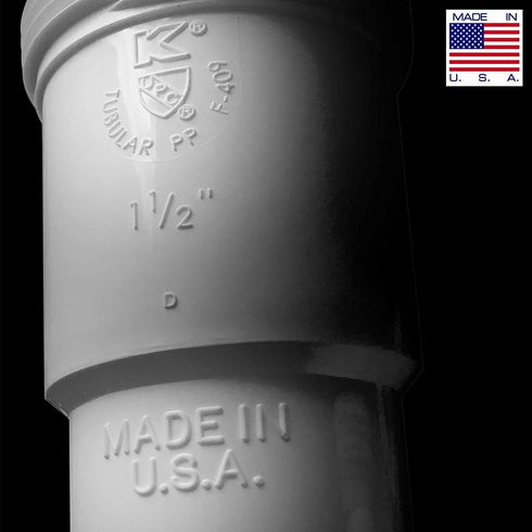Plumb Pak 200WK P Trap, 1-1/4-Inch by 1-1/4-Inch, White...
