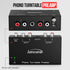 Phono Preamp for Turntable- Mini Electronic Audio Stereo Phonograph Preamplifier with RCA Input, RCA/TRS Output, Low Noise Operation, with 12 Volt...