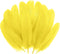 PMYUMAO 300pcs Yellow Feathers for Crafting, 5-7inch Bulk Natural Feathers for Hats, Costume Decorations, DIY Crafts, Wedding Home Party Decoratio...