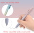 Gel Pens, 10 Pcs Black Ink Pens with Comfortable Silicone Grip, 0.7mm Fine Medium Point Cute Smooth Writing Pen, Aesthetic Gradient Color, Retract...