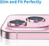 Compatible with iPhone 15 and iPhone 15 Plus Camera Lens Protector, Anti-Scratch Tempered Glass Camera Screen Protector Shockproof Full Protective...