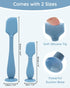 Baby Diaper Cream Spatula, Silicone Baby Diaper Rash Cream Applicator, Soft Butt Paste Spatula Brush with Suction Base for Newborn Essentials, 4-P...
