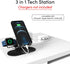 TALK WORKS 3-in-1 Electronics Station Compatible w/ iPhone 15/15 Pro/15 Pro Max, 14/14 Plus/Pro/Pro Max, 13/Mini/Pro/Max, iWatch Series, AirPods, ...