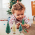 30 Pieces Miniature Sisal Frosted Christmas Trees Bottle Brush Mini Trees Plastic Tabletop Trees Ornaments for Christmas Room Decor Home Table Top...