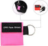 25pcs CPR Face Shield Mask Keychain Keying CPR Face Shields Pocket Mask for First Aid or CPR Training (Red-25)...