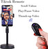 Bluetooth Page Turner for iPhone - Can Also be Tiktok Remote and Bluetooth Camera Remote (Black)...