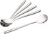 Miupoo Korean Soup Spoons Stainless Steel Long Handle Tablespoon Pack of 5...