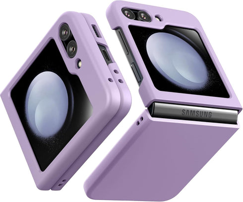 Case for Samsung Galaxy Z Flip 5 (2023) Thin Hard Matte Phone Case for Galaxy Z Flip5 - Lilac......
