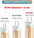 G8 LED Bulb Dimmable 8W Equivalent to 80W-100W Xenon Halogen Bulb, T4 Bi-Pin G8 Base, 120V for Under Counter Kitchen Lighting, Under-Cabinet Light...