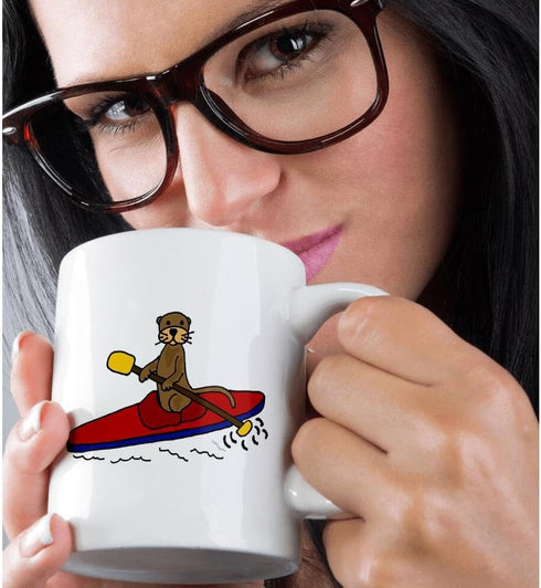 3dRose "Funny Black Crow" Mug, 11 oz...