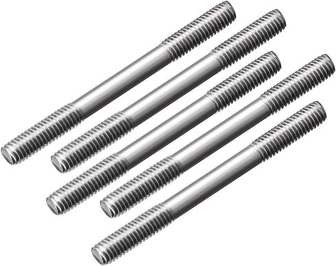 uxcell M3x35mm Pushrod Connector Stainless Steel Rod Linkage,for RC Boat,Car,Airplane,Helicopter,5pcs...