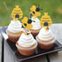 25 Pcs Glitter What Will It Bee Cake Topper Bumble Bee Cupcake Toppers Bee Pupa Cupcake Toppers Gender Reveal Party Decorations Desserts Supplies ...